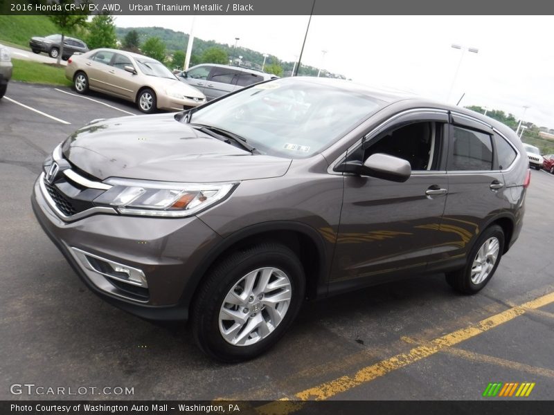 Urban Titanium Metallic / Black 2016 Honda CR-V EX AWD