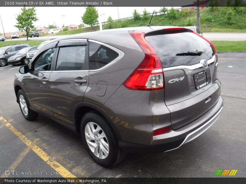 Urban Titanium Metallic / Black 2016 Honda CR-V EX AWD