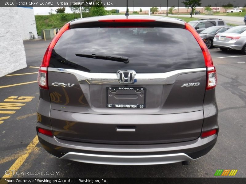 Urban Titanium Metallic / Black 2016 Honda CR-V EX AWD