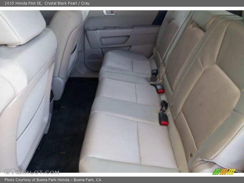 Crystal Black Pearl / Gray 2015 Honda Pilot SE