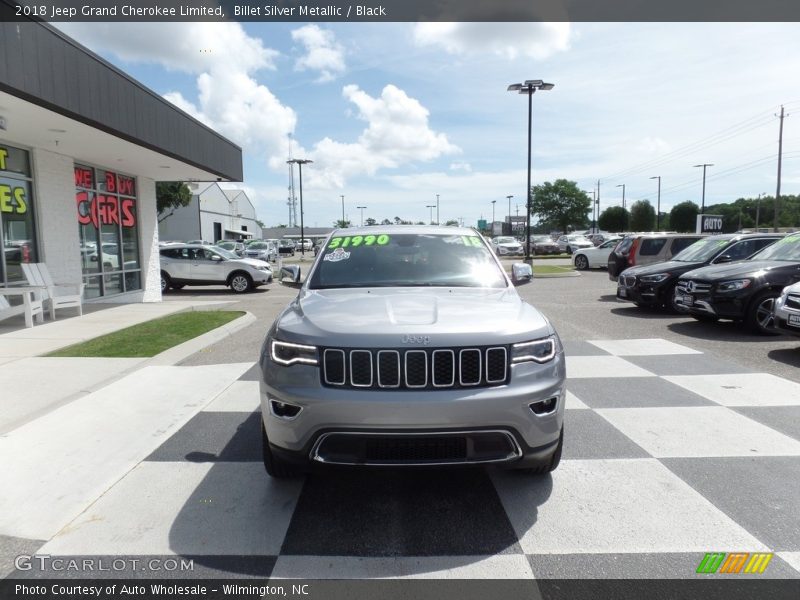 Billet Silver Metallic / Black 2018 Jeep Grand Cherokee Limited