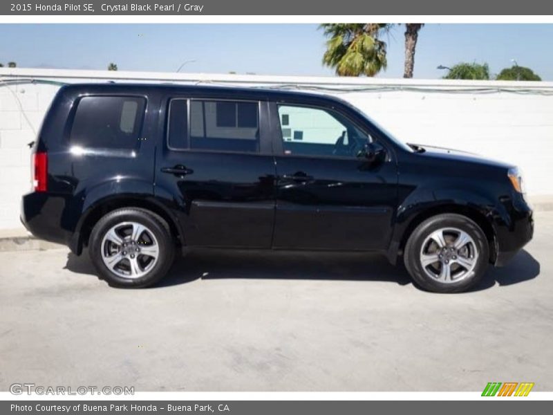 Crystal Black Pearl / Gray 2015 Honda Pilot SE
