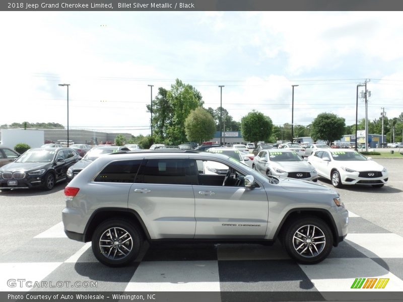 Billet Silver Metallic / Black 2018 Jeep Grand Cherokee Limited