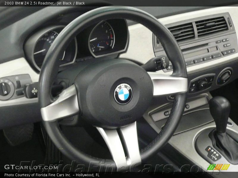 Jet Black / Black 2003 BMW Z4 2.5i Roadster