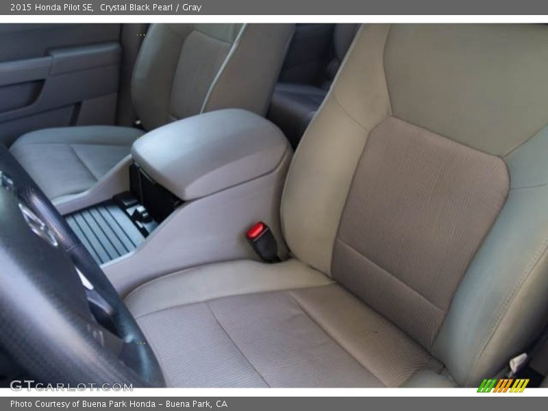 Crystal Black Pearl / Gray 2015 Honda Pilot SE