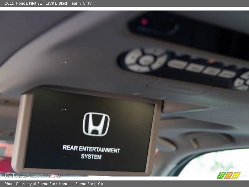Crystal Black Pearl / Gray 2015 Honda Pilot SE