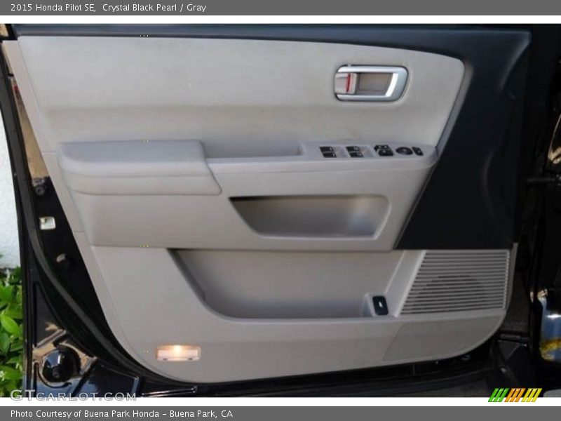 Crystal Black Pearl / Gray 2015 Honda Pilot SE
