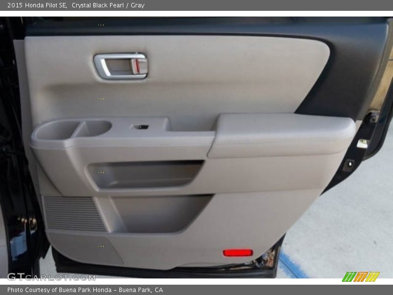 Crystal Black Pearl / Gray 2015 Honda Pilot SE