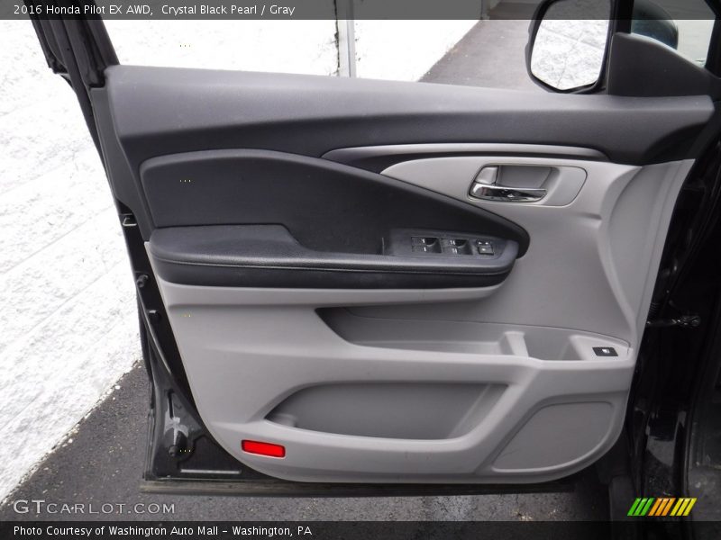 Crystal Black Pearl / Gray 2016 Honda Pilot EX AWD