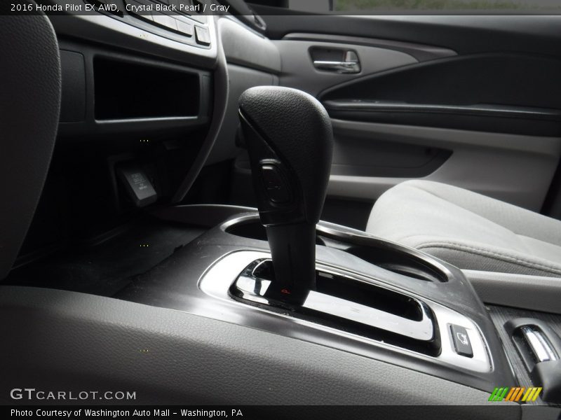 Crystal Black Pearl / Gray 2016 Honda Pilot EX AWD