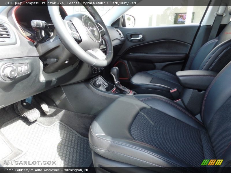 Granite Crystal Metallic / Black/Ruby Red 2018 Jeep Compass Trailhawk 4x4