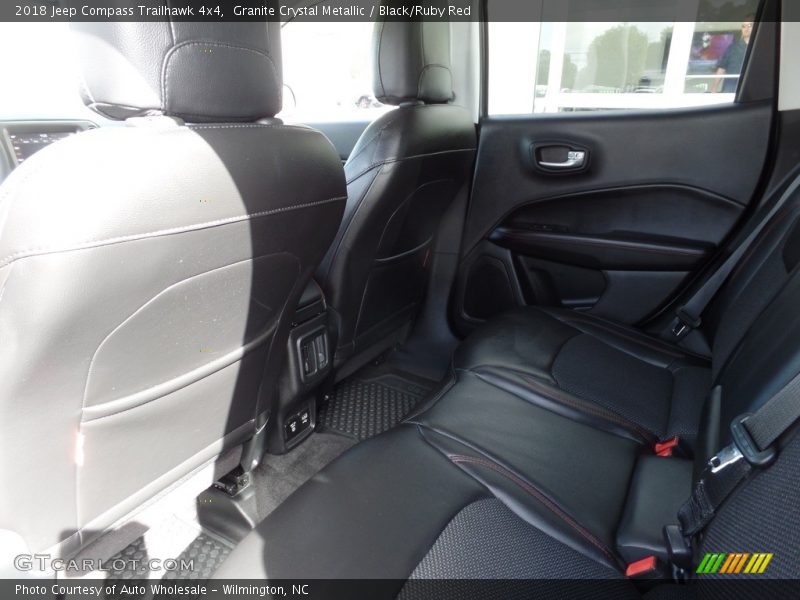 Granite Crystal Metallic / Black/Ruby Red 2018 Jeep Compass Trailhawk 4x4