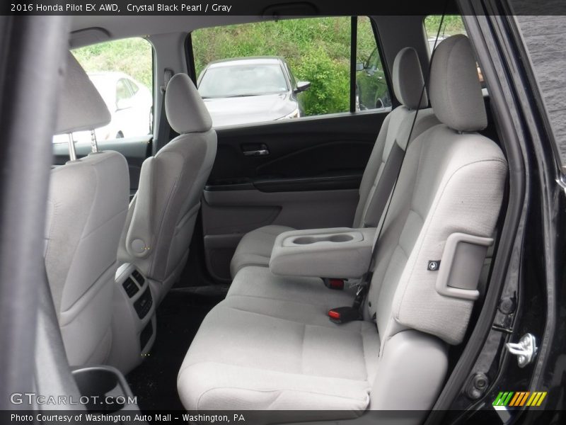 Crystal Black Pearl / Gray 2016 Honda Pilot EX AWD