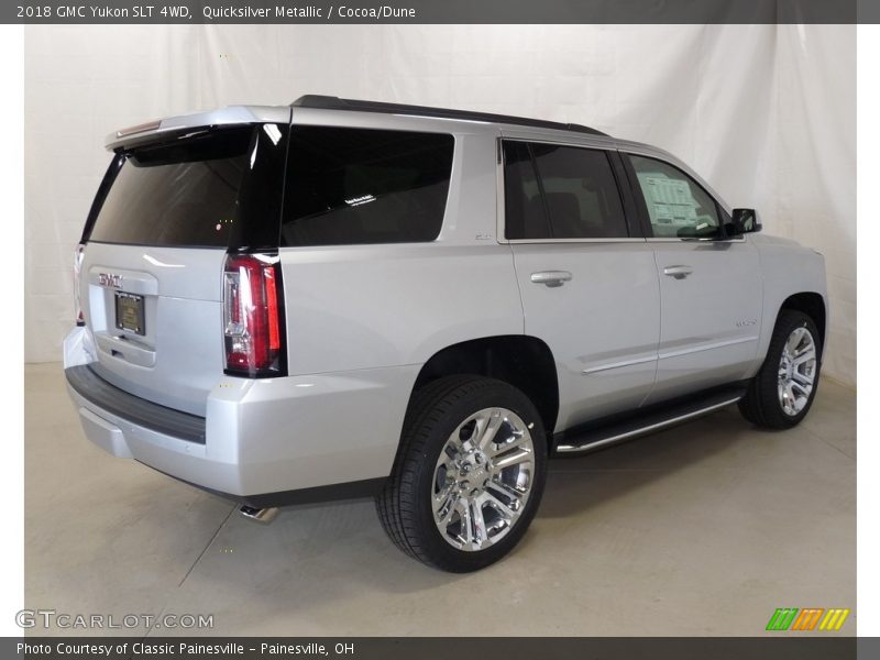 Quicksilver Metallic / Cocoa/Dune 2018 GMC Yukon SLT 4WD