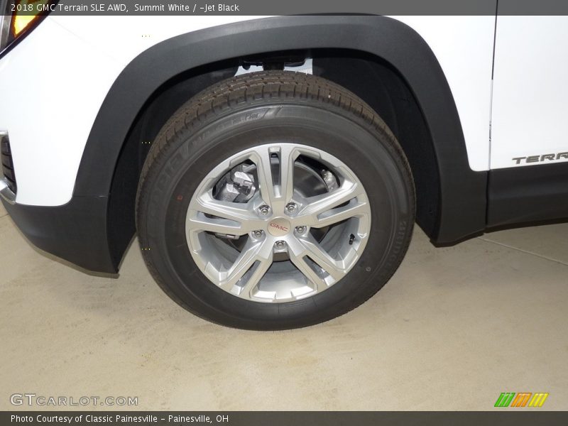 Summit White / ­Jet Black 2018 GMC Terrain SLE AWD
