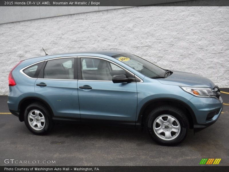 Mountain Air Metallic / Beige 2015 Honda CR-V LX AWD