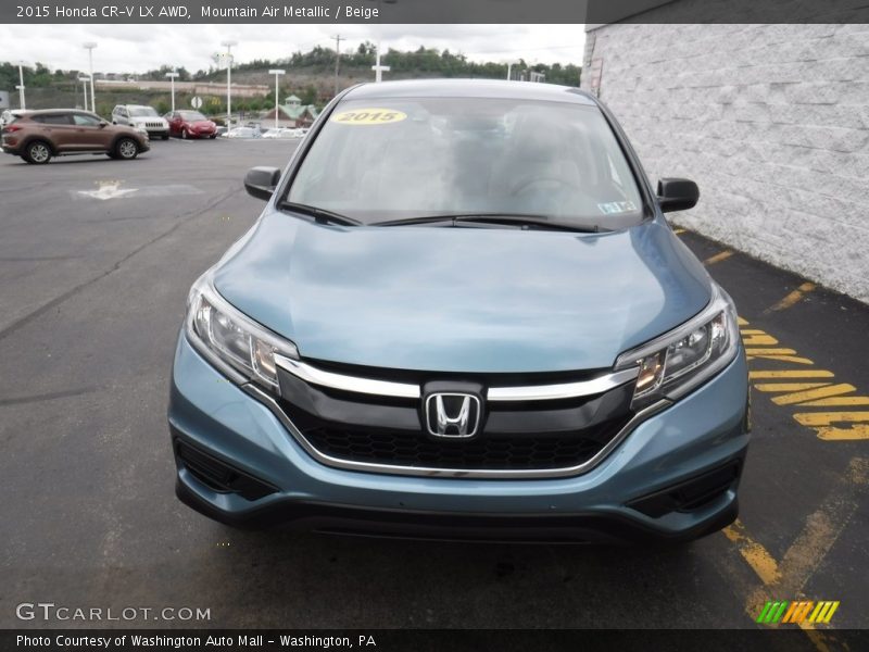 Mountain Air Metallic / Beige 2015 Honda CR-V LX AWD