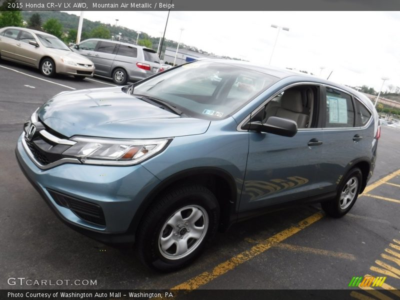 Mountain Air Metallic / Beige 2015 Honda CR-V LX AWD