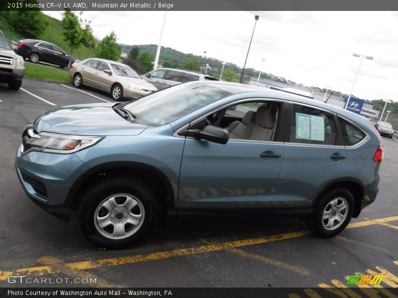 Mountain Air Metallic / Beige 2015 Honda CR-V LX AWD