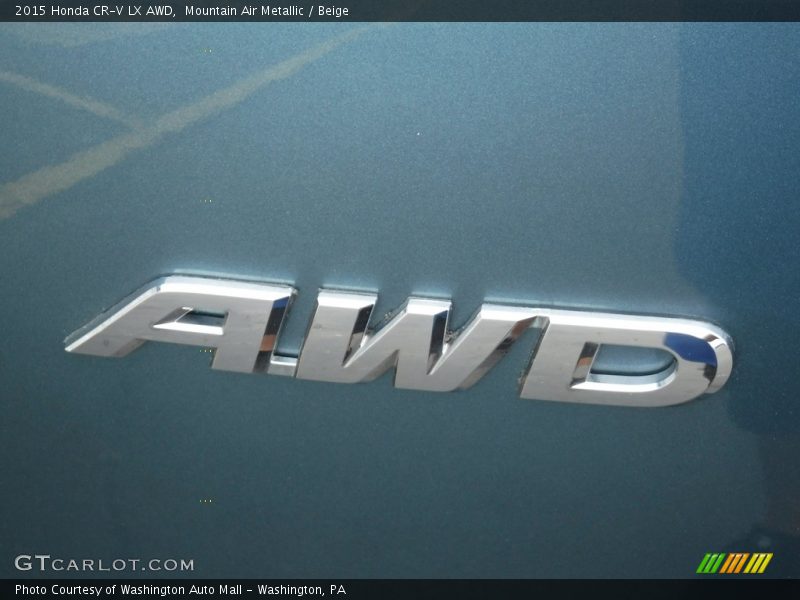 Mountain Air Metallic / Beige 2015 Honda CR-V LX AWD
