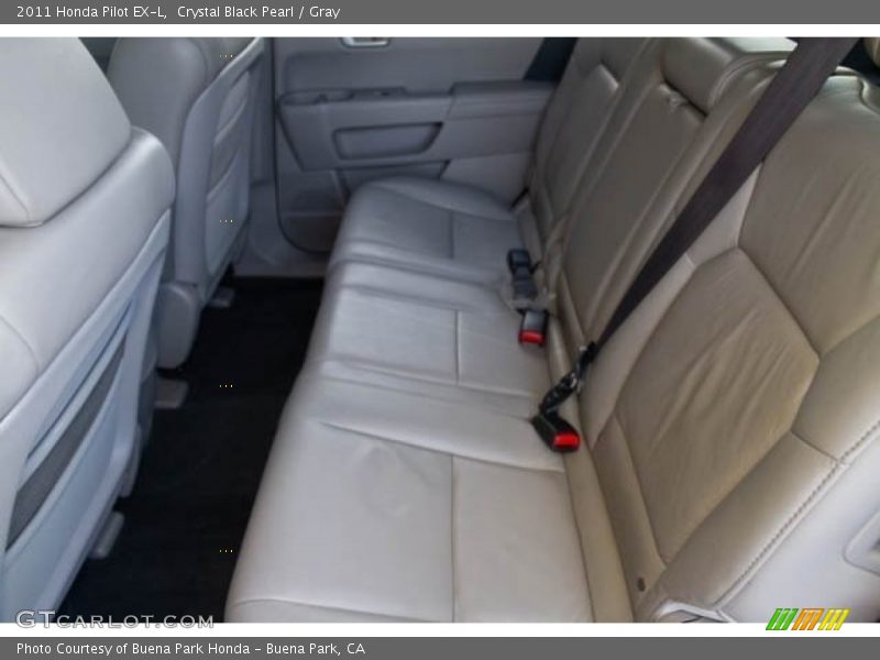 Crystal Black Pearl / Gray 2011 Honda Pilot EX-L