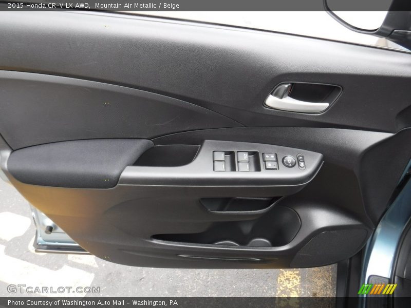 Mountain Air Metallic / Beige 2015 Honda CR-V LX AWD