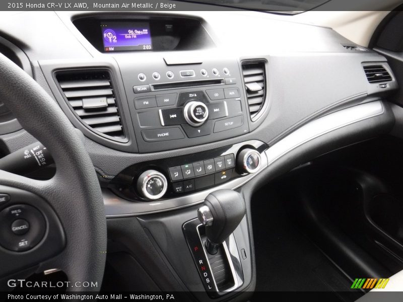 Mountain Air Metallic / Beige 2015 Honda CR-V LX AWD