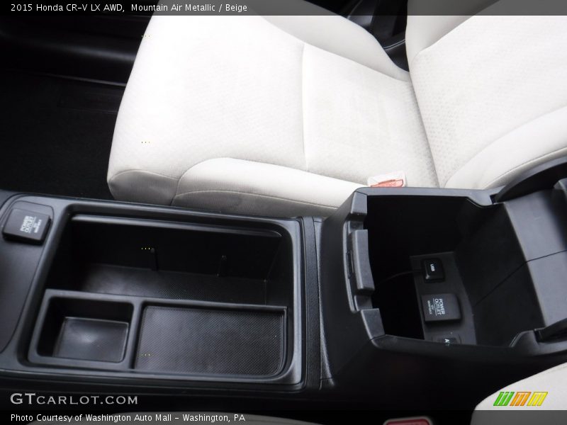 Mountain Air Metallic / Beige 2015 Honda CR-V LX AWD