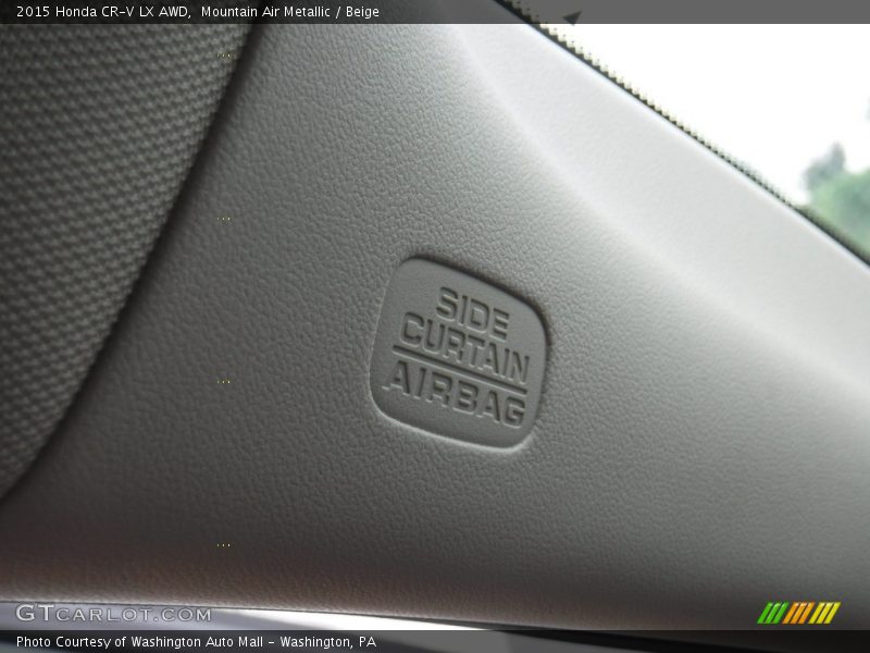 Mountain Air Metallic / Beige 2015 Honda CR-V LX AWD