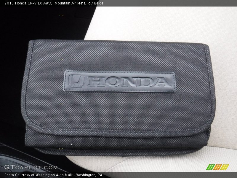 Mountain Air Metallic / Beige 2015 Honda CR-V LX AWD