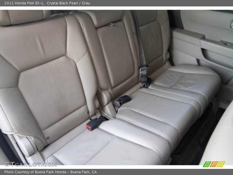 Crystal Black Pearl / Gray 2011 Honda Pilot EX-L