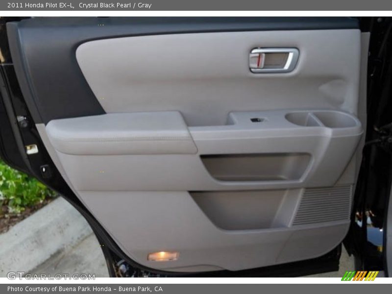 Crystal Black Pearl / Gray 2011 Honda Pilot EX-L
