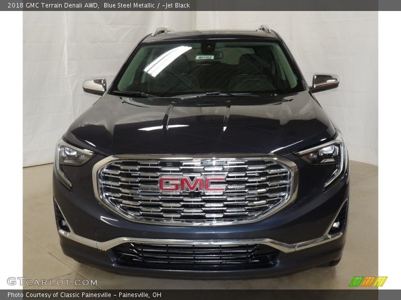 Blue Steel Metallic / ­Jet Black 2018 GMC Terrain Denali AWD
