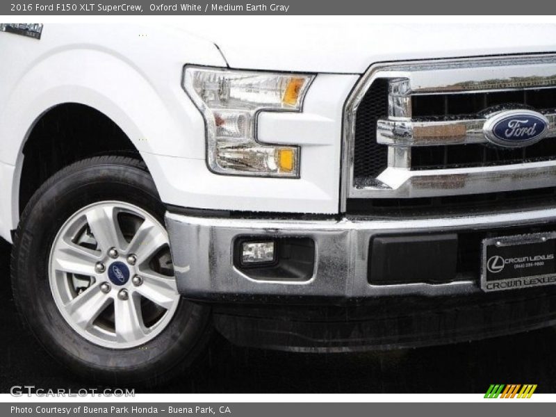 Oxford White / Medium Earth Gray 2016 Ford F150 XLT SuperCrew