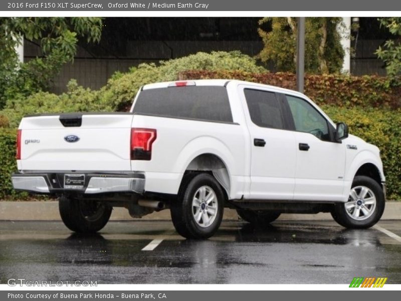 Oxford White / Medium Earth Gray 2016 Ford F150 XLT SuperCrew