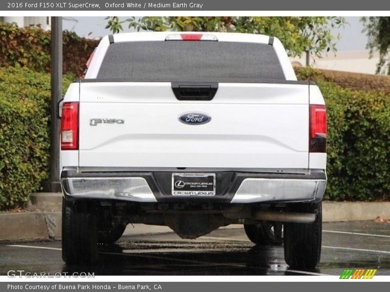 Oxford White / Medium Earth Gray 2016 Ford F150 XLT SuperCrew