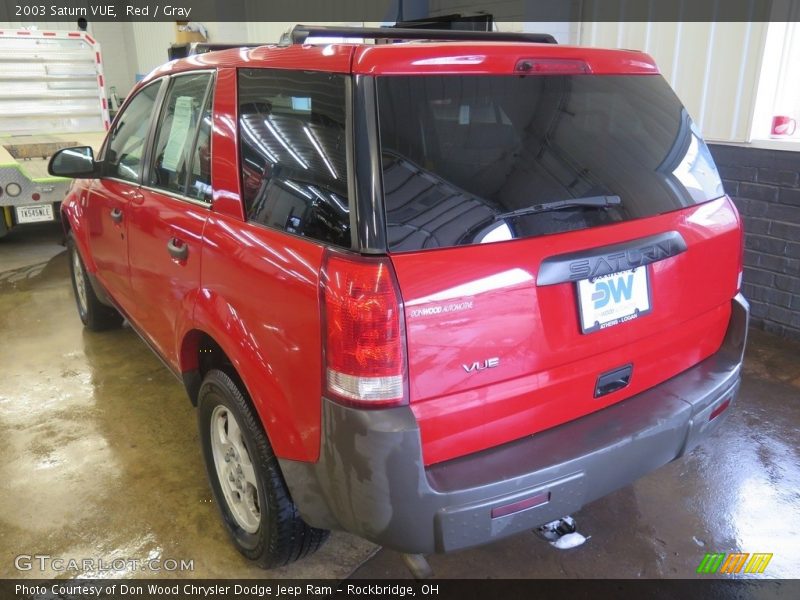 Red / Gray 2003 Saturn VUE