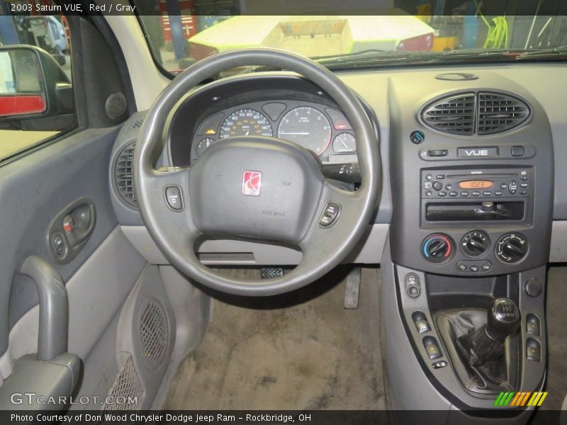 Red / Gray 2003 Saturn VUE