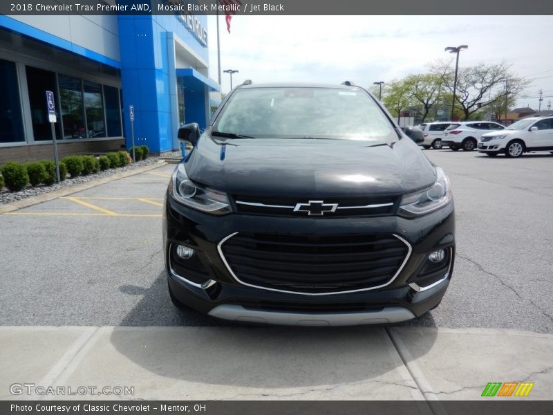 Mosaic Black Metallic / Jet Black 2018 Chevrolet Trax Premier AWD