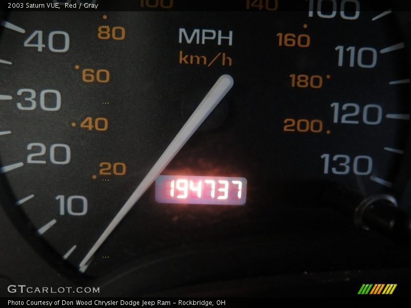 Red / Gray 2003 Saturn VUE