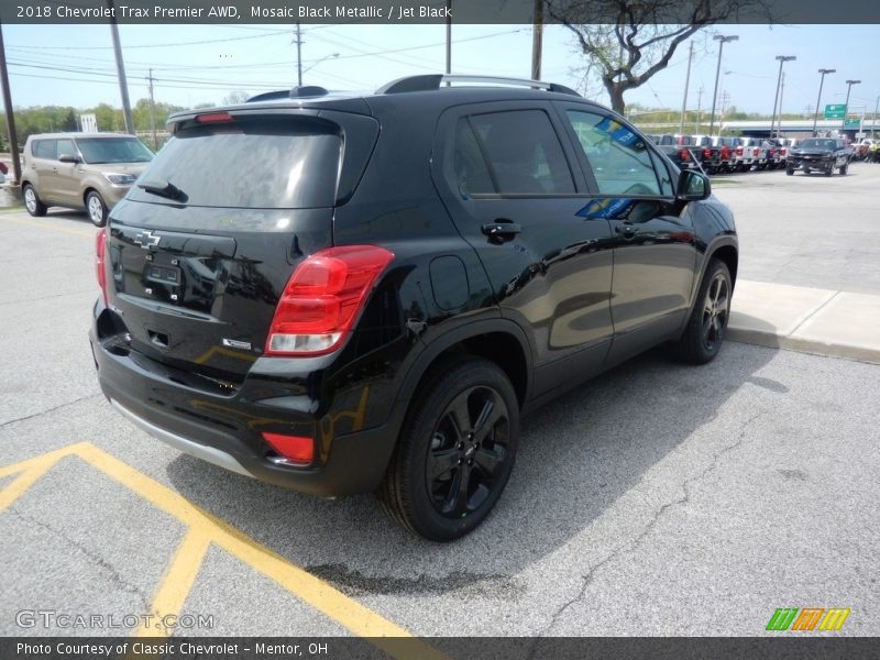 Mosaic Black Metallic / Jet Black 2018 Chevrolet Trax Premier AWD