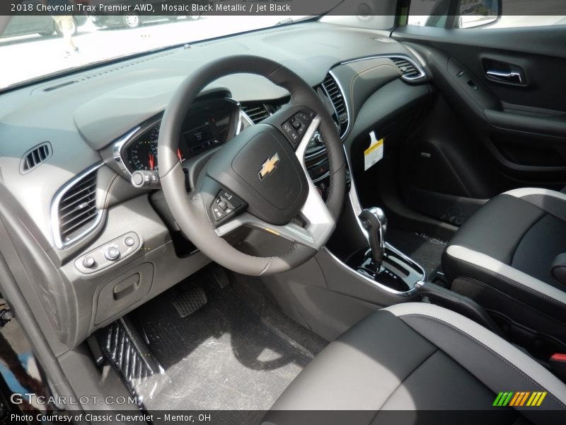 Mosaic Black Metallic / Jet Black 2018 Chevrolet Trax Premier AWD