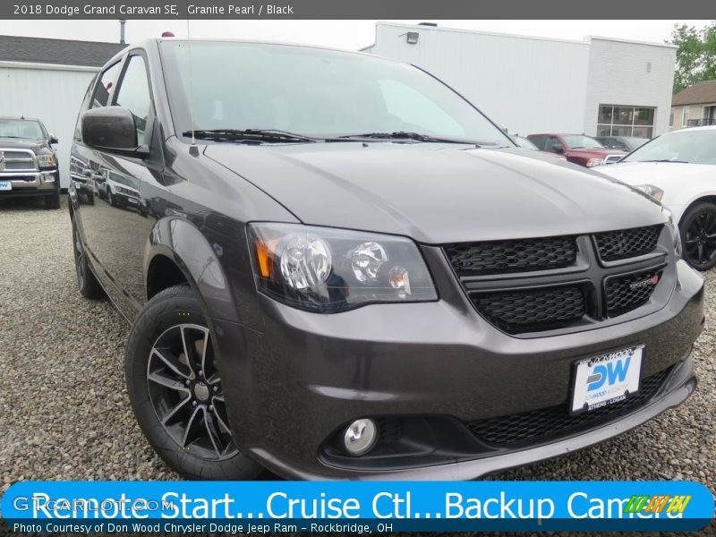 Granite Pearl / Black 2018 Dodge Grand Caravan SE
