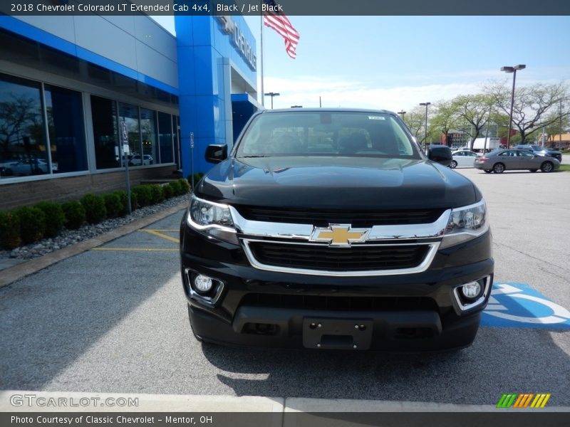 Black / Jet Black 2018 Chevrolet Colorado LT Extended Cab 4x4