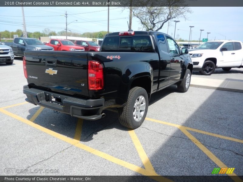 Black / Jet Black 2018 Chevrolet Colorado LT Extended Cab 4x4