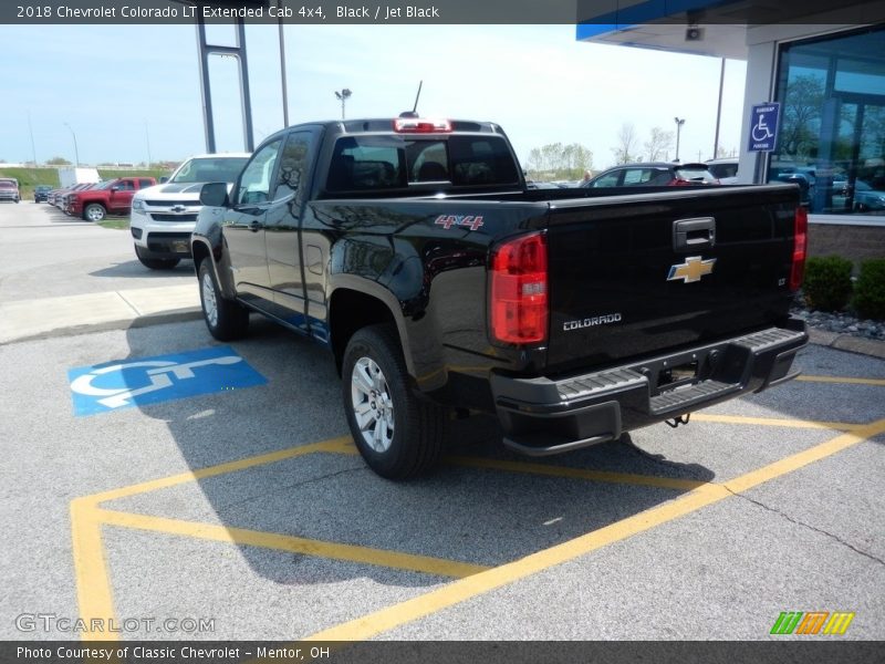 Black / Jet Black 2018 Chevrolet Colorado LT Extended Cab 4x4