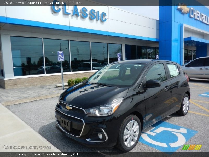 Mosaic Black / Jet Black 2018 Chevrolet Spark LT