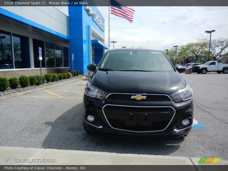 Mosaic Black / Jet Black 2018 Chevrolet Spark LT
