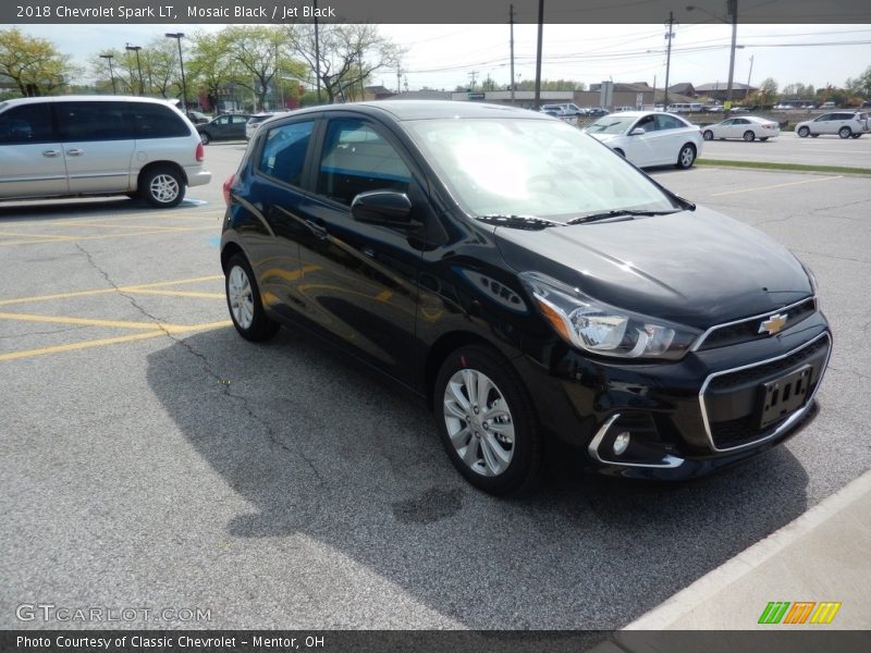 Mosaic Black / Jet Black 2018 Chevrolet Spark LT