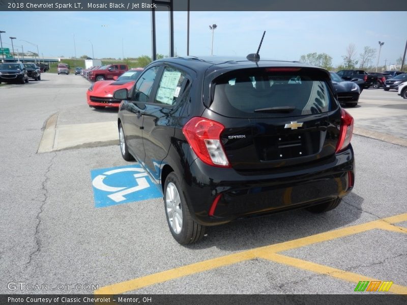 Mosaic Black / Jet Black 2018 Chevrolet Spark LT